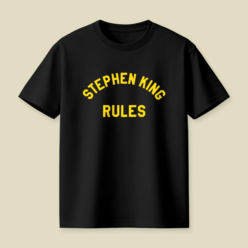 Stephen King Rules Playful T-Shirt