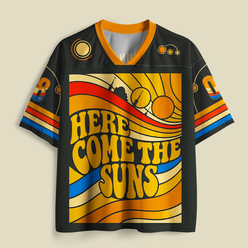 Here Come the Suns Playful Mesh Jersey