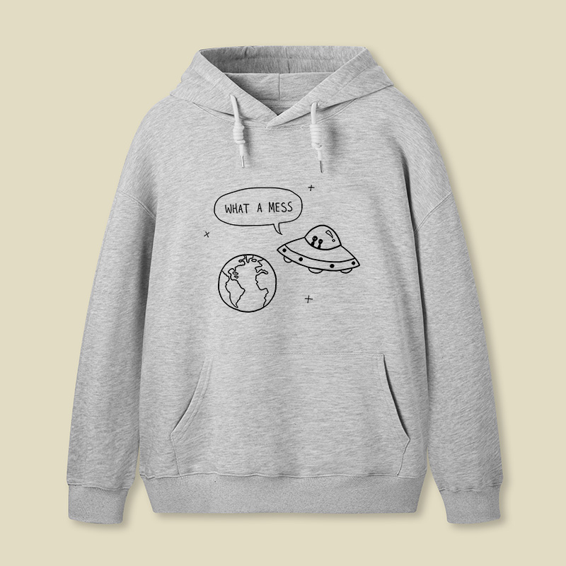 What A Mess Geek Hoodie