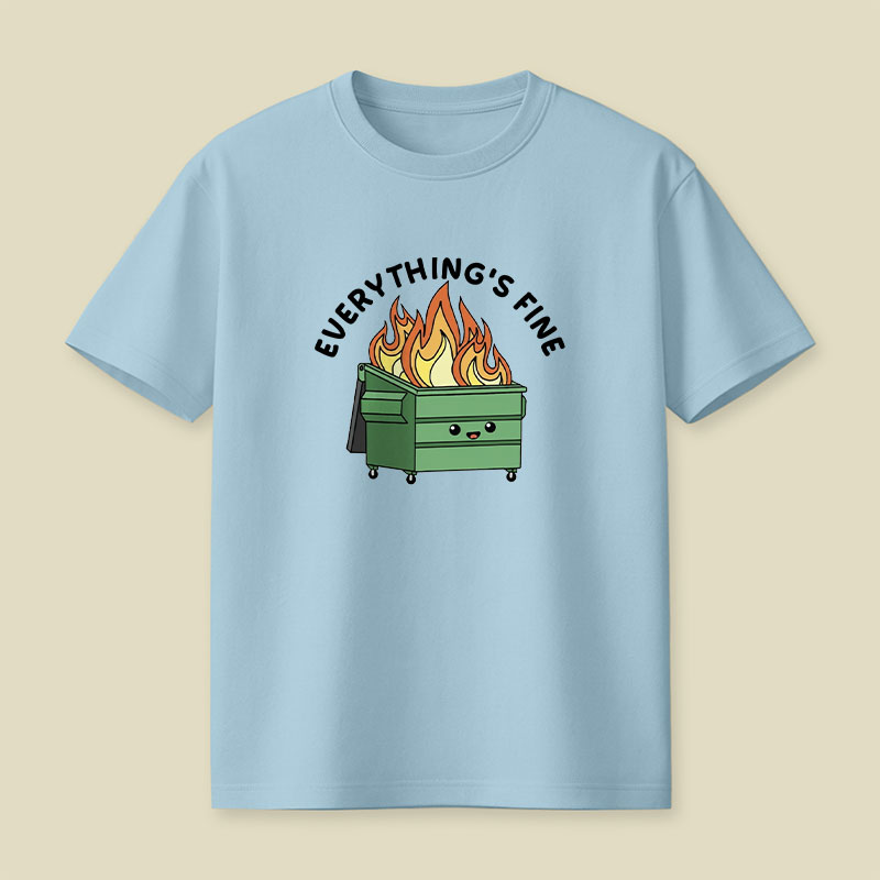 Funny Dumpster Fire Playful T-Shirt