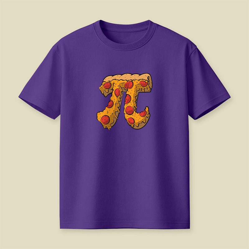 Pizza Pi Math Pun Playful T-Shirt