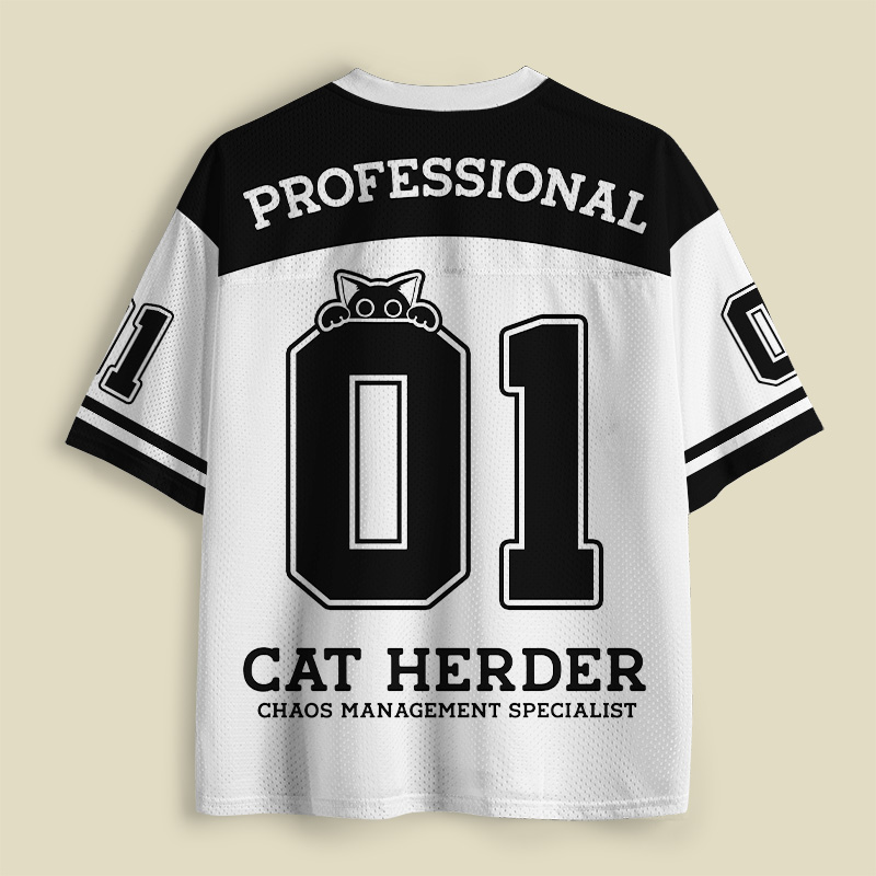 Professional Cat Herder Playful Mesh Jersey