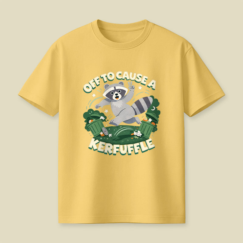 Off To Cause A Kerfuffle  Playful T-Shirt