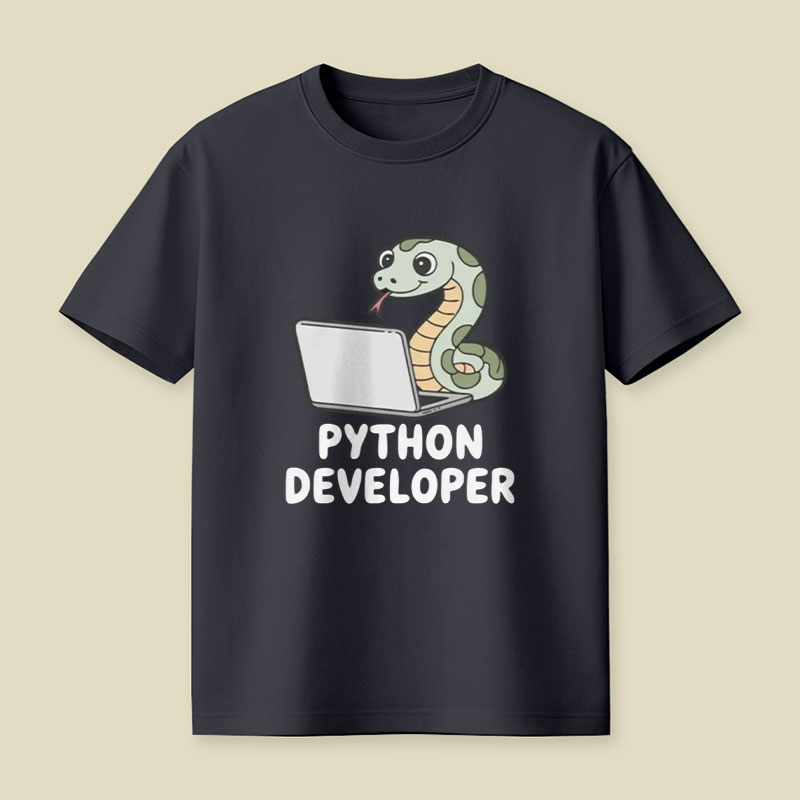 Python Developer Funny Programming Playful T-Shirt