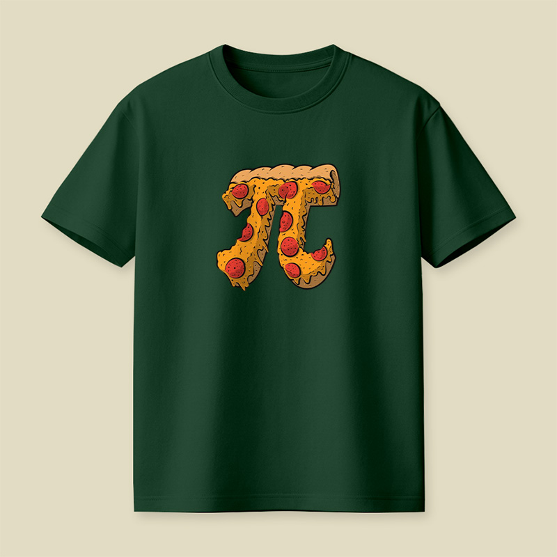 Pizza Pi Math Pun Playful T-Shirt