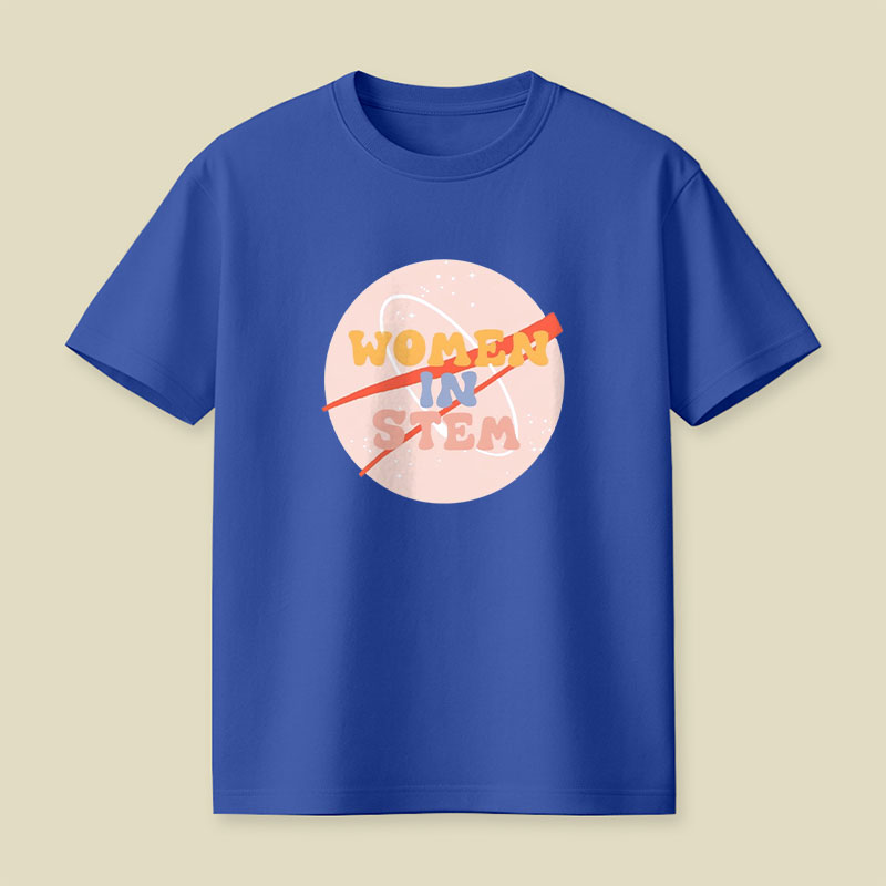 Women In Stem Space Playful T-Shirt