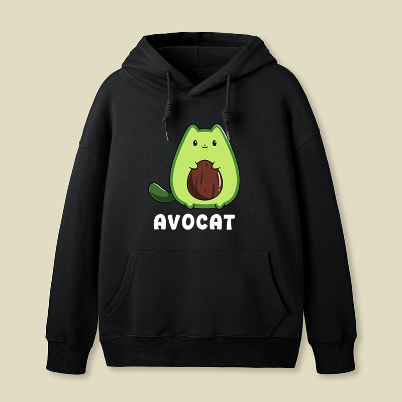Cute Avocat Geek Hoodie