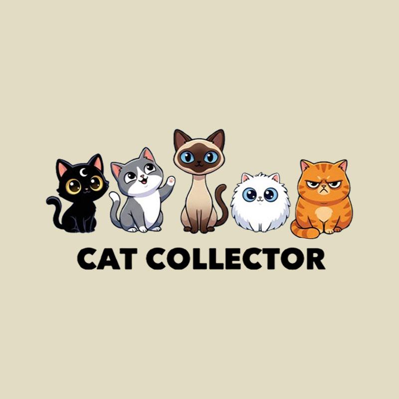 Cat Collector Playful T-Shirt