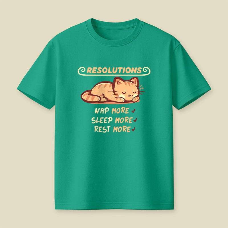 Resolution to Sleep Playful T-Shirt