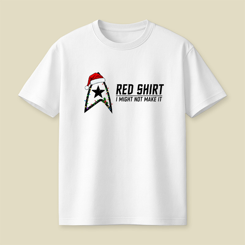 Retro Uniform Funny Quote Christmas Playful T-Shirt