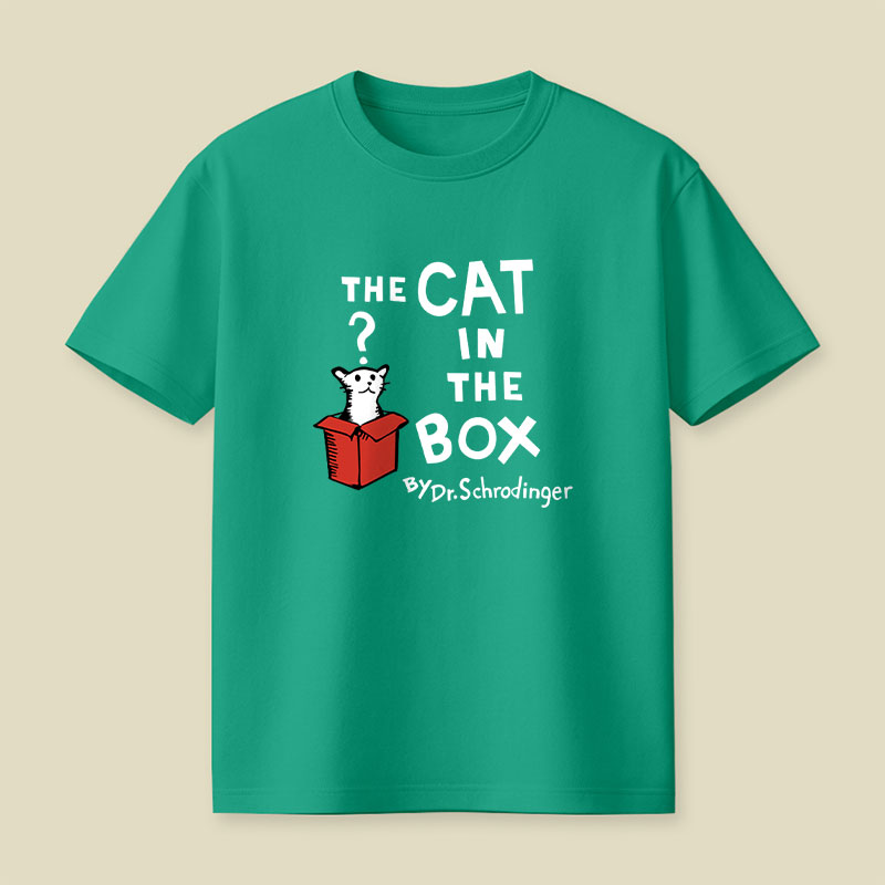 The Cat in the Box Playful T-Shirt