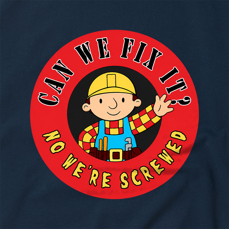 Can We Fix It No We re Screwed Raglan T-shirt