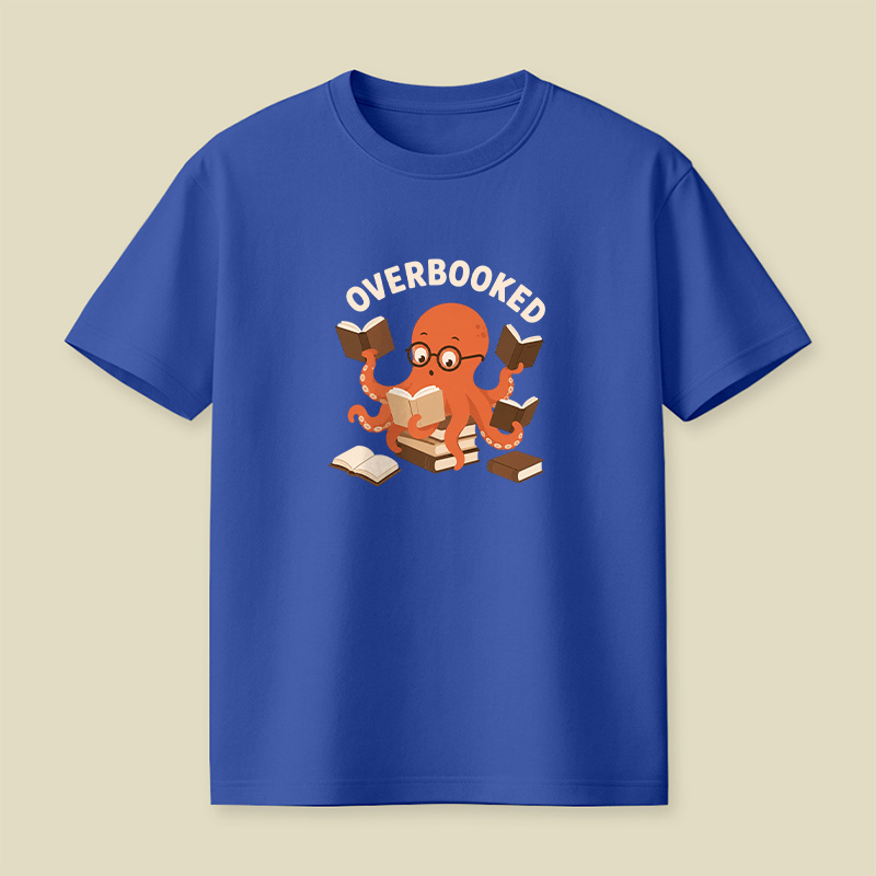Overbooked Octopus Playful T-Shirt