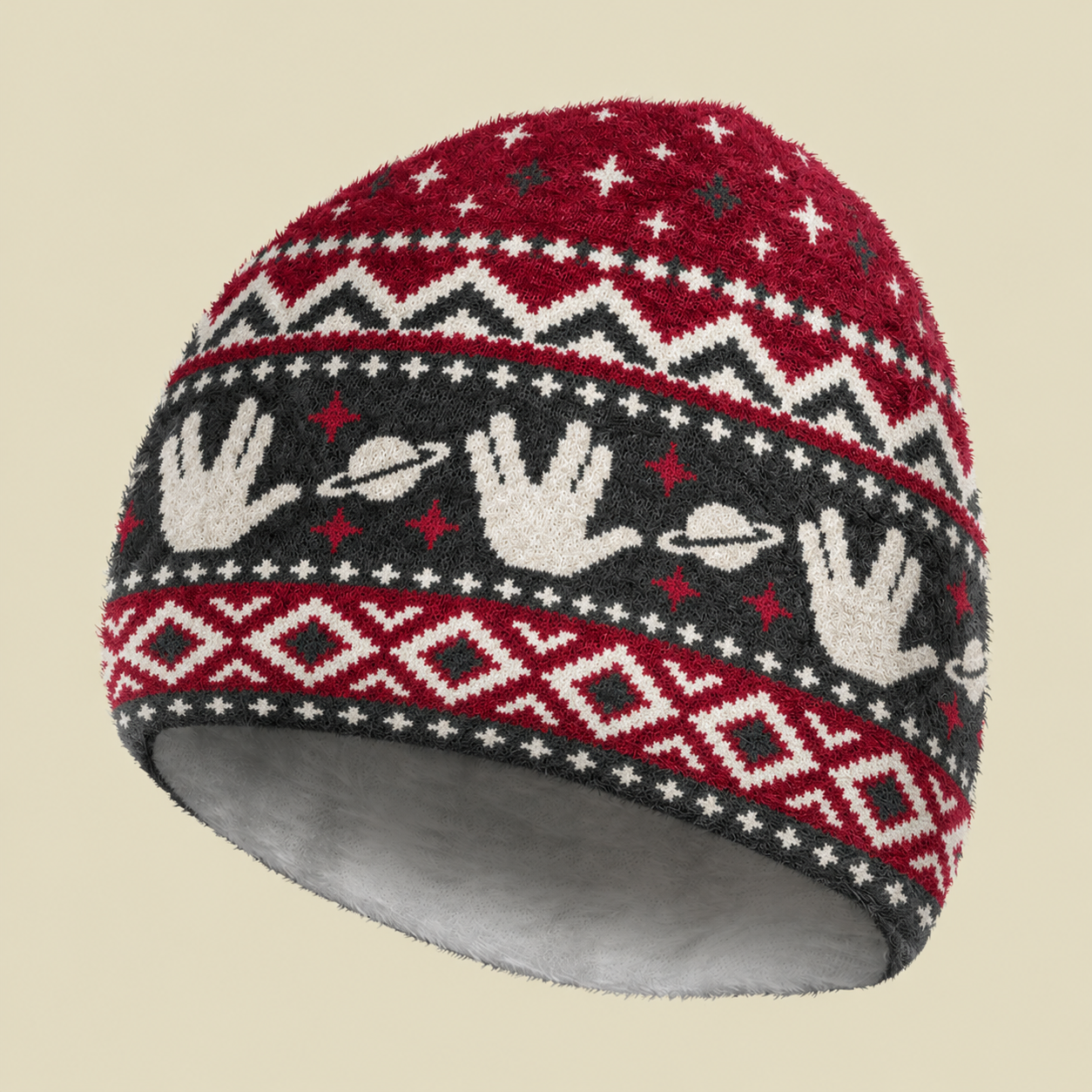 Live Long And Prosper Fuzzy Beanie