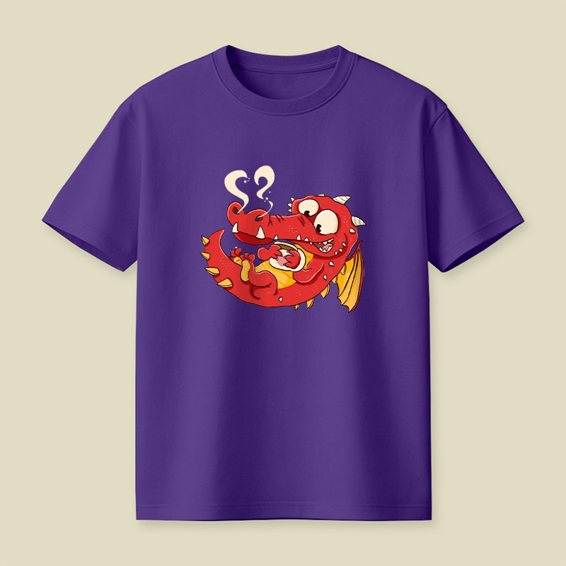 Kaffee Drache Playful T-Shirt