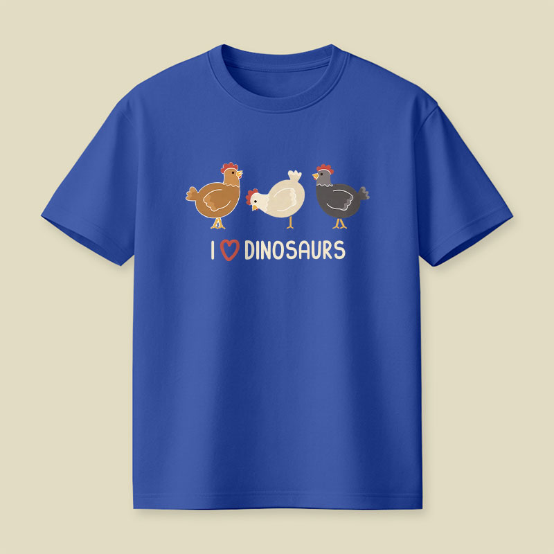 I Heart Dinosaurs Playful T-Shirt