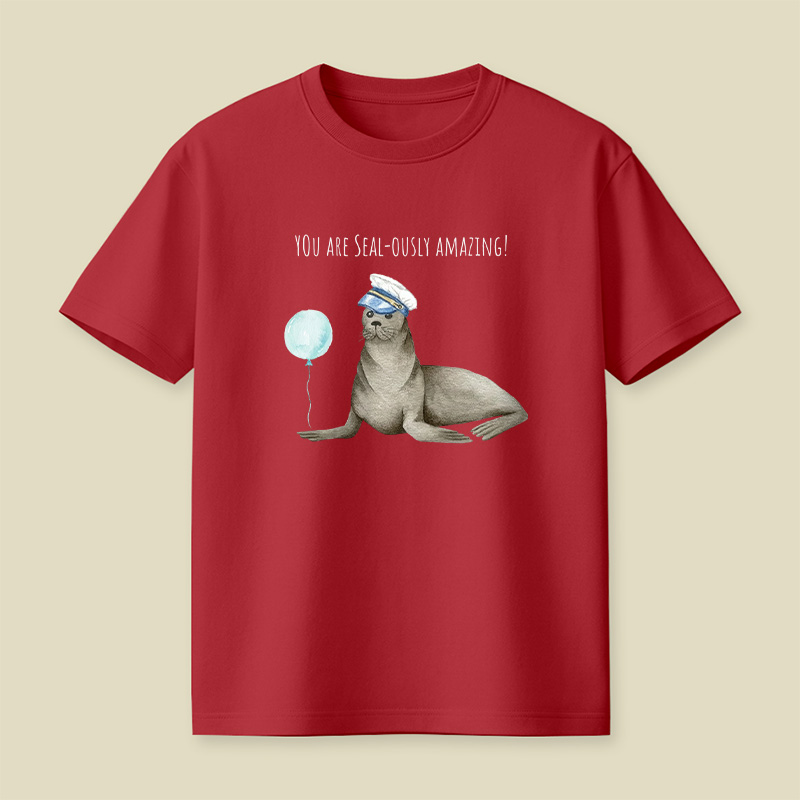 Sealously Amazing Sea Animal Pun Playful T-Shirt