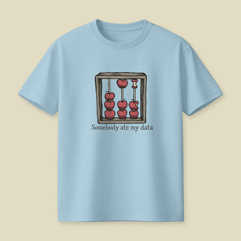 Somebody Ate My Data Playful T-Shirt