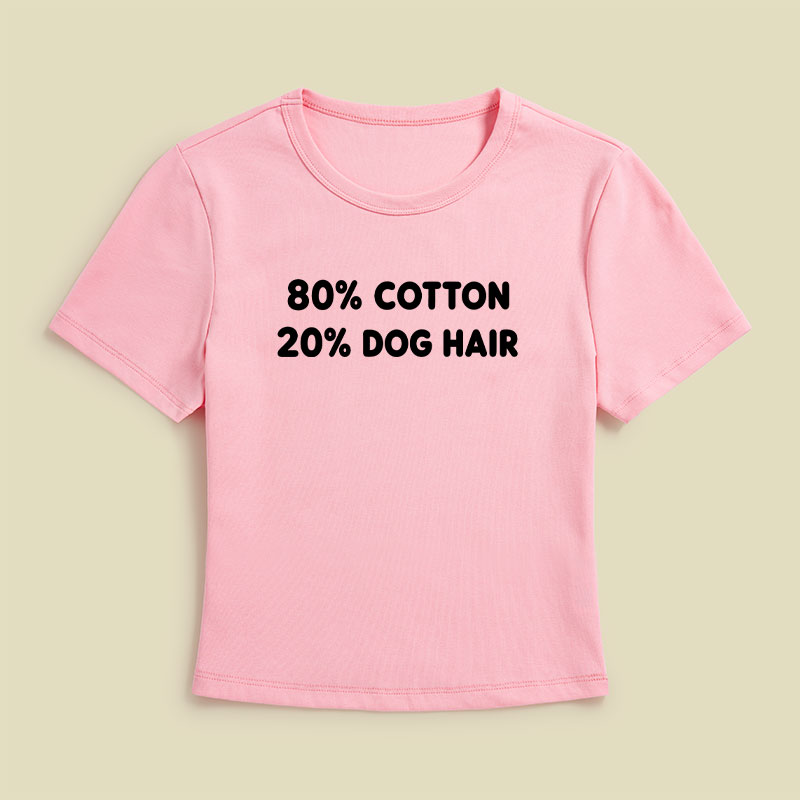 80 Cotton 20 Dog Hair Geek Baby Tee