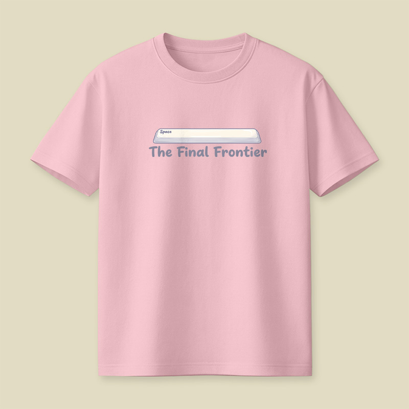 Spacebar The Final Frontier Playful T-Shirt