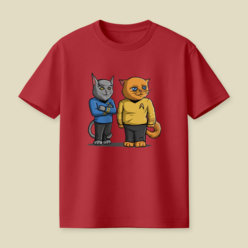 Cats Trek Playful T-Shirt