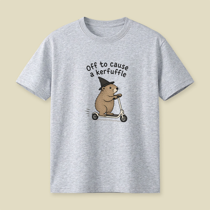 Off To Cause A Kerfuffle Playful T-Shirt