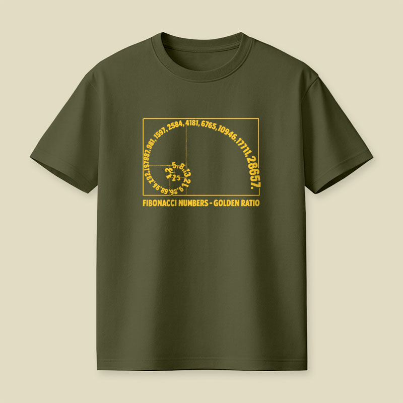 Fibonacci Numbers Golden Ratio Playful T-Shirt