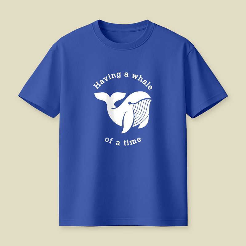 Having A Whale Of A Time Pun Playful T-Shirt