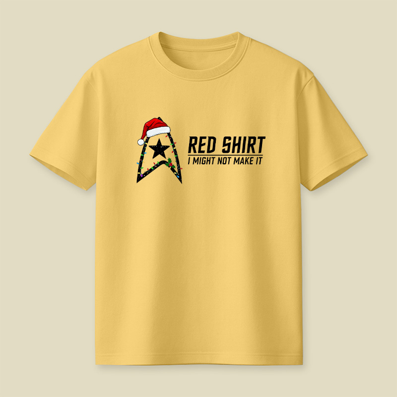 Retro Uniform Funny Quote Christmas Playful T-Shirt