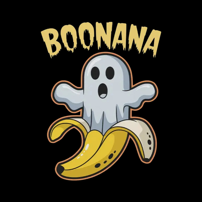 Halloween Boonana Ghost Banana Playful T-Shirt