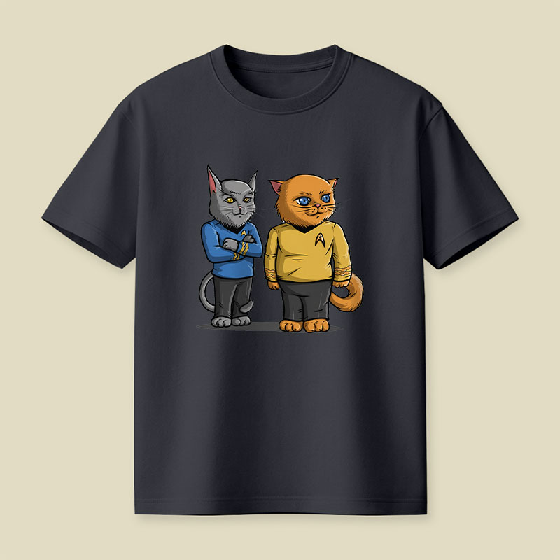 Cats Trek Playful T-Shirt