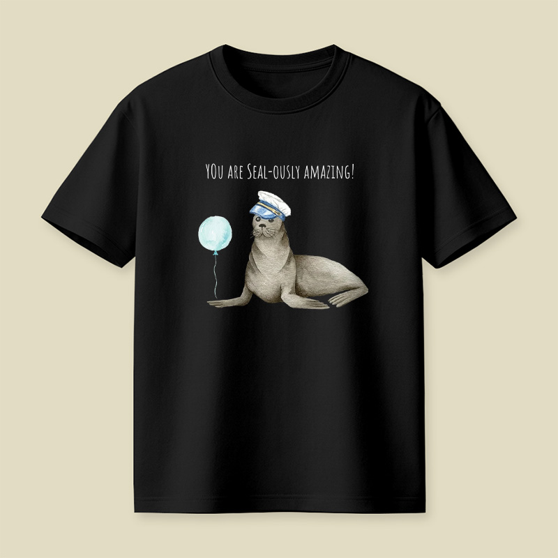 Sealously Amazing Sea Animal Pun Playful T-Shirt