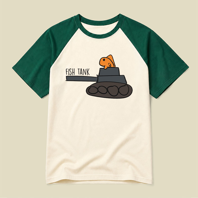 Fish Tank Raglan T-shirt