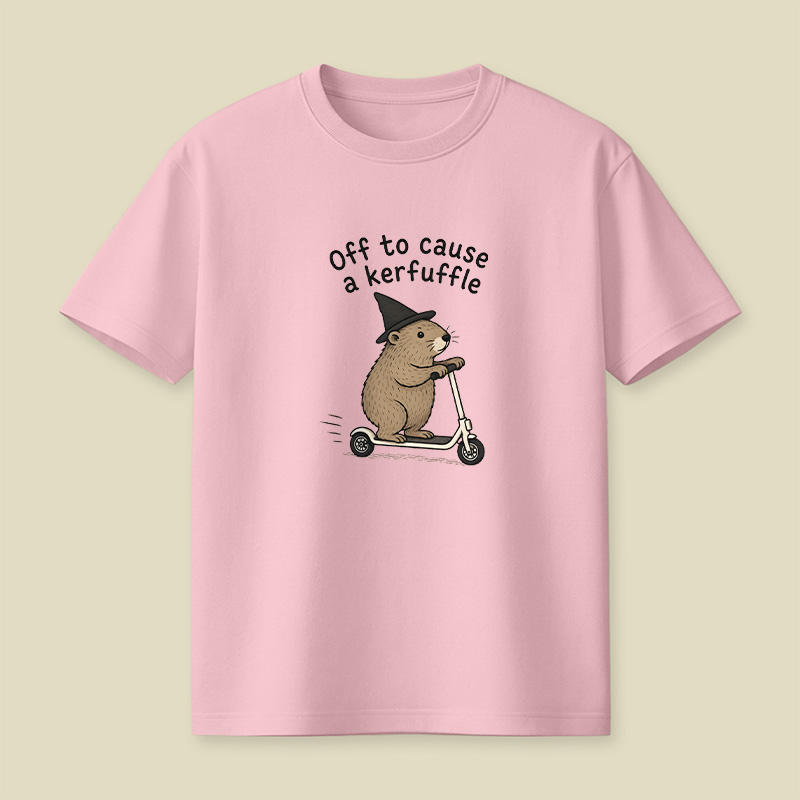 Off To Cause A Kerfuffle Playful T-Shirt