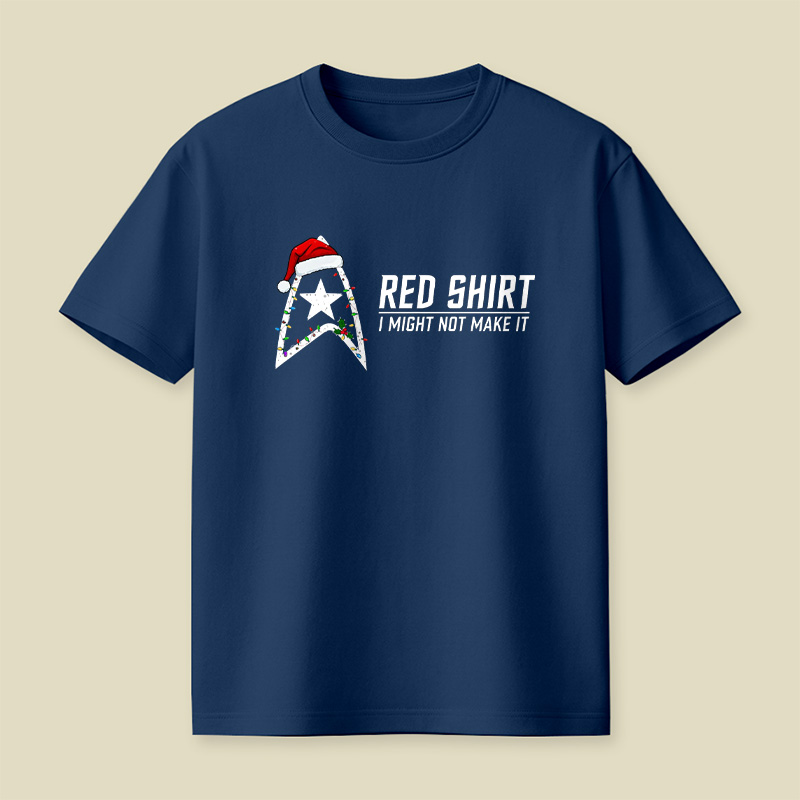Retro Uniform Funny Quote Christmas Playful T-Shirt