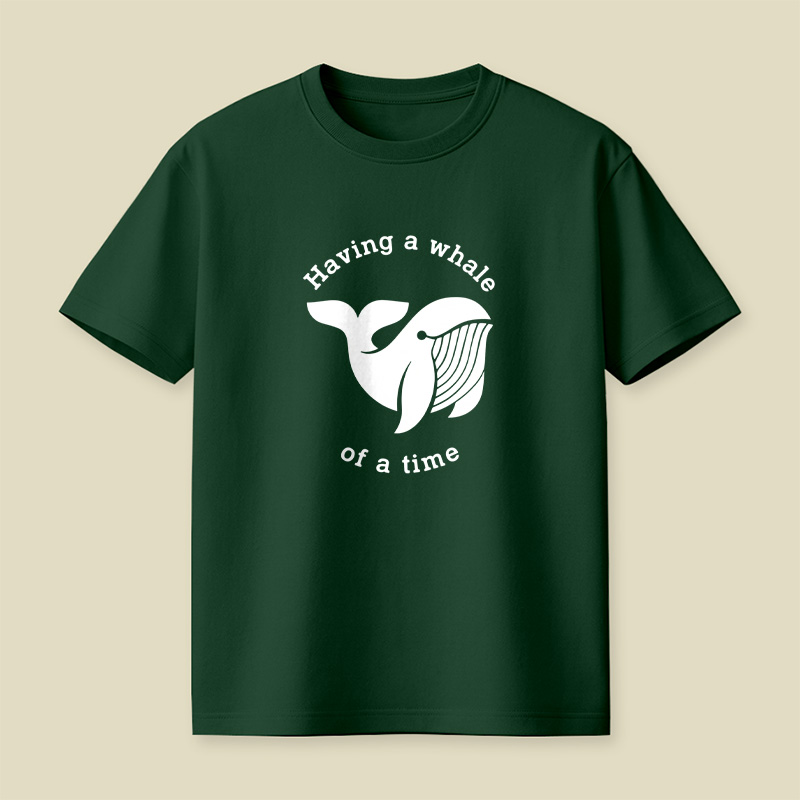 Having A Whale Of A Time Pun Playful T-Shirt