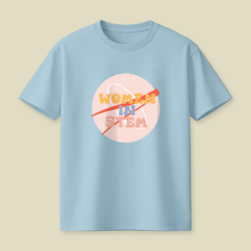 Women In Stem Space Playful T-Shirt