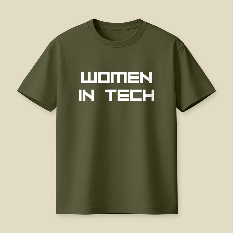 Women In Tech Female Coding Web Dev Coder Girl Playful T-Shirt