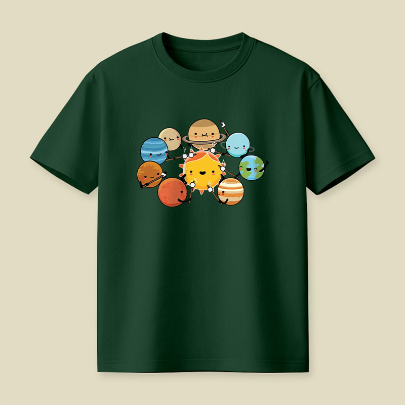Planets Camping Playful T-Shirt