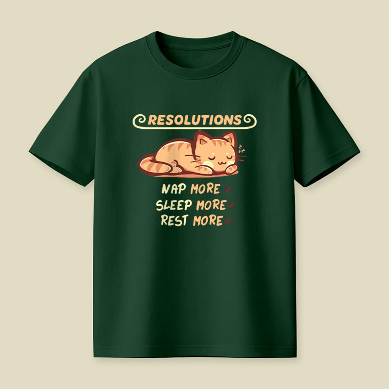 Resolution to Sleep Playful T-Shirt