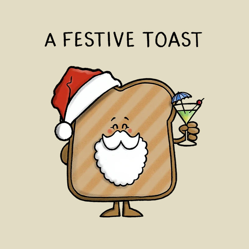 Festive Toast Playful T-Shirt
