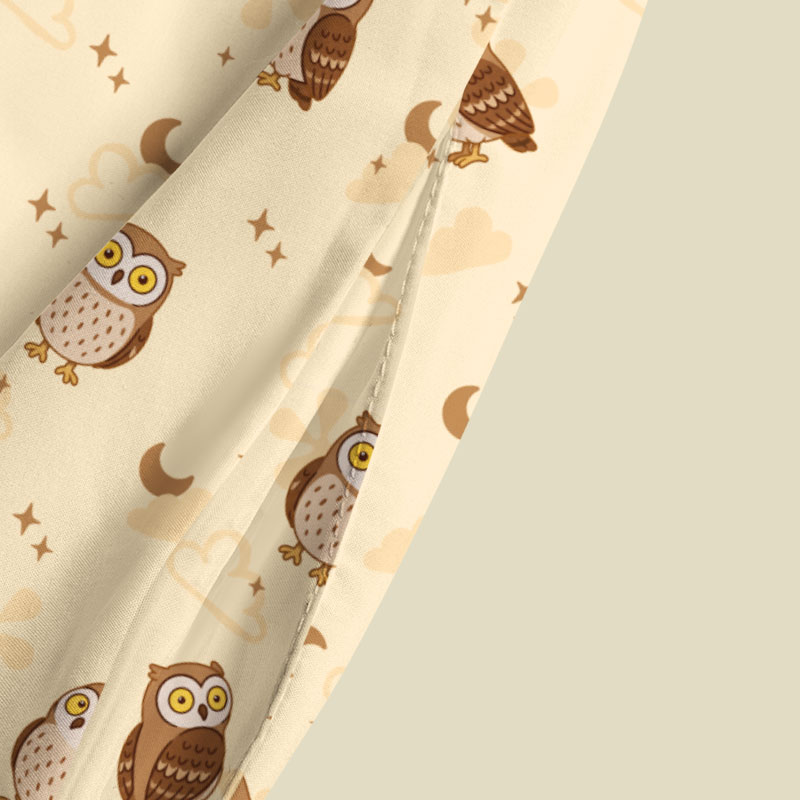 Owl Night Playful Maxi Dress