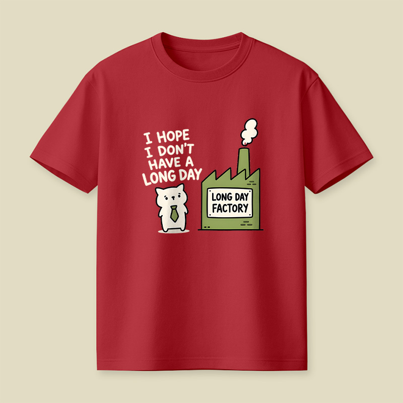 I Hope I Do not Have A Long Day Playful T-Shirt