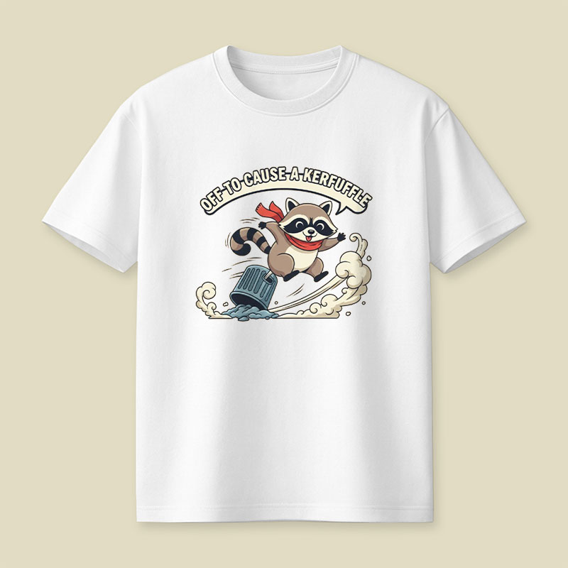 Off To Cause A Kerfuffle Playful T-Shirt
