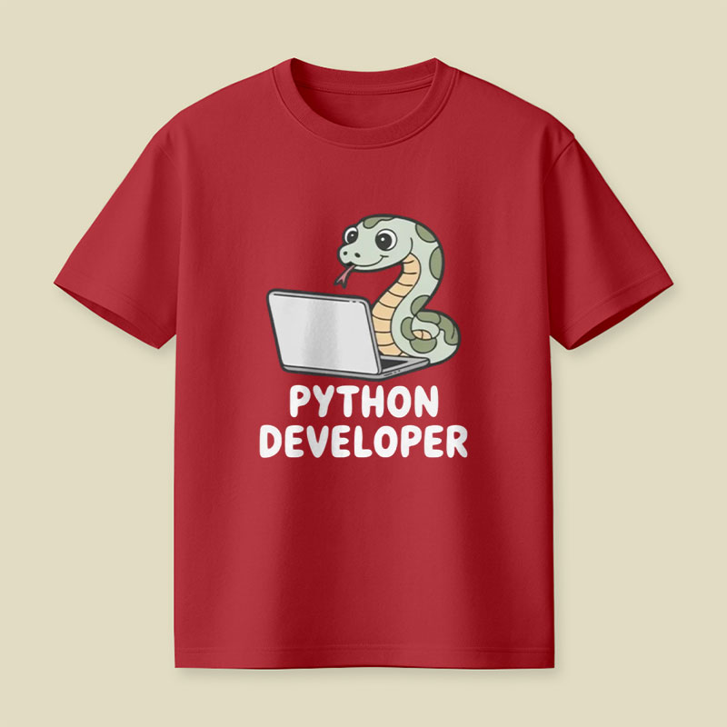 Python Developer Funny Programming Playful T-Shirt