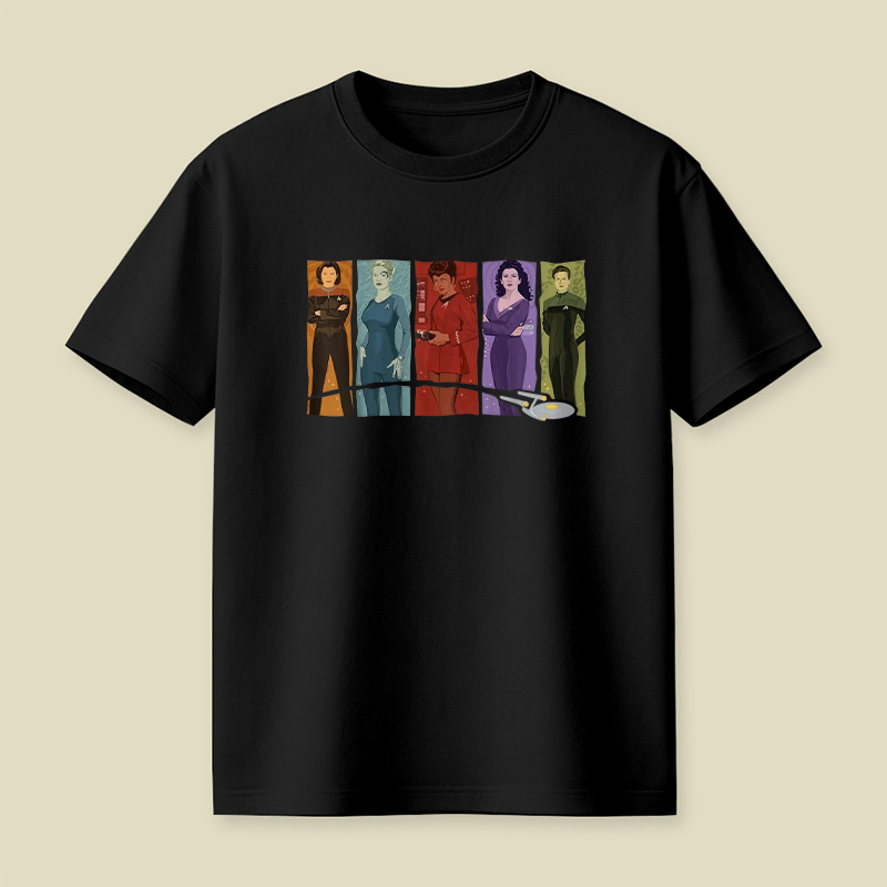 Legendary Space Heroines Playful T-Shirt