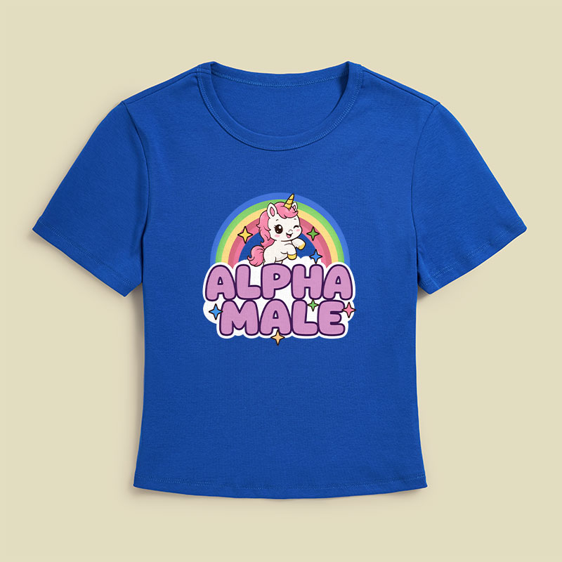 Alpha Male Geek Baby Tee