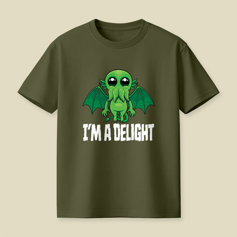 Delightfully Cute Cthulhu Monster Playful T-Shirt