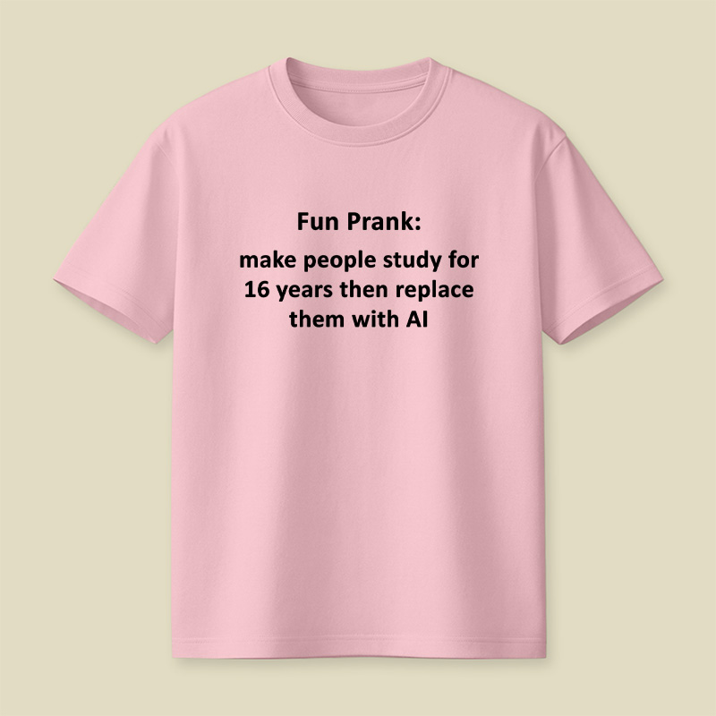 Student Vs Artificial Intelligence Playful T-Shirt
