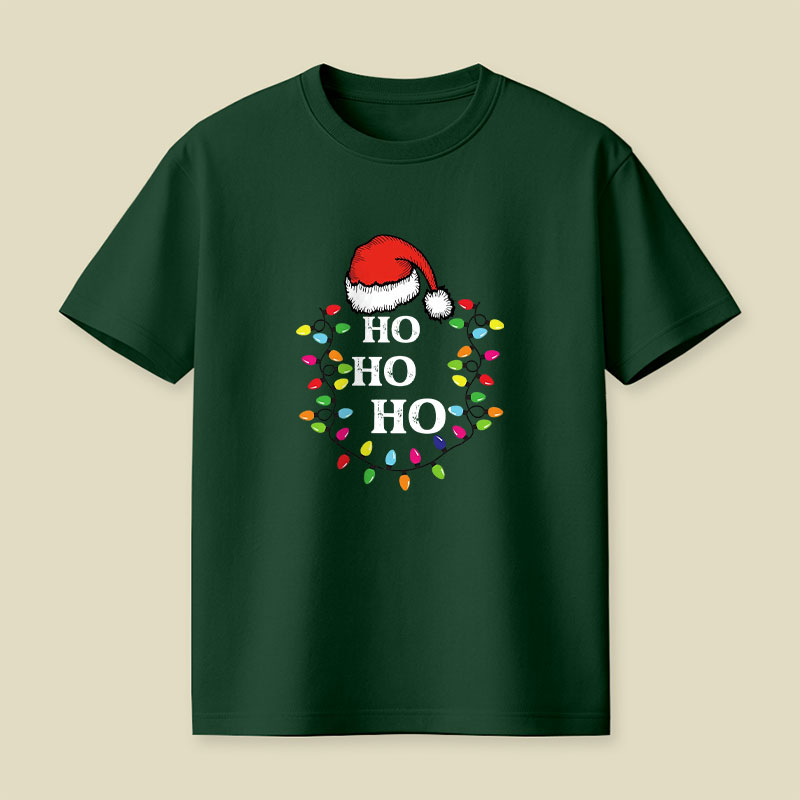 Ho Ho Ho Merry Christmas Playful T-Shirt